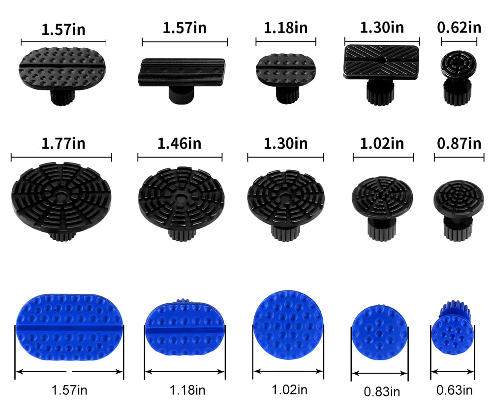 AutoStylePro™ Super PDR Car Dent Repair Tools Dent Removal kits 78 Pcs, Paintless Dent Repair Auto Body Dent Puller Kit for Car