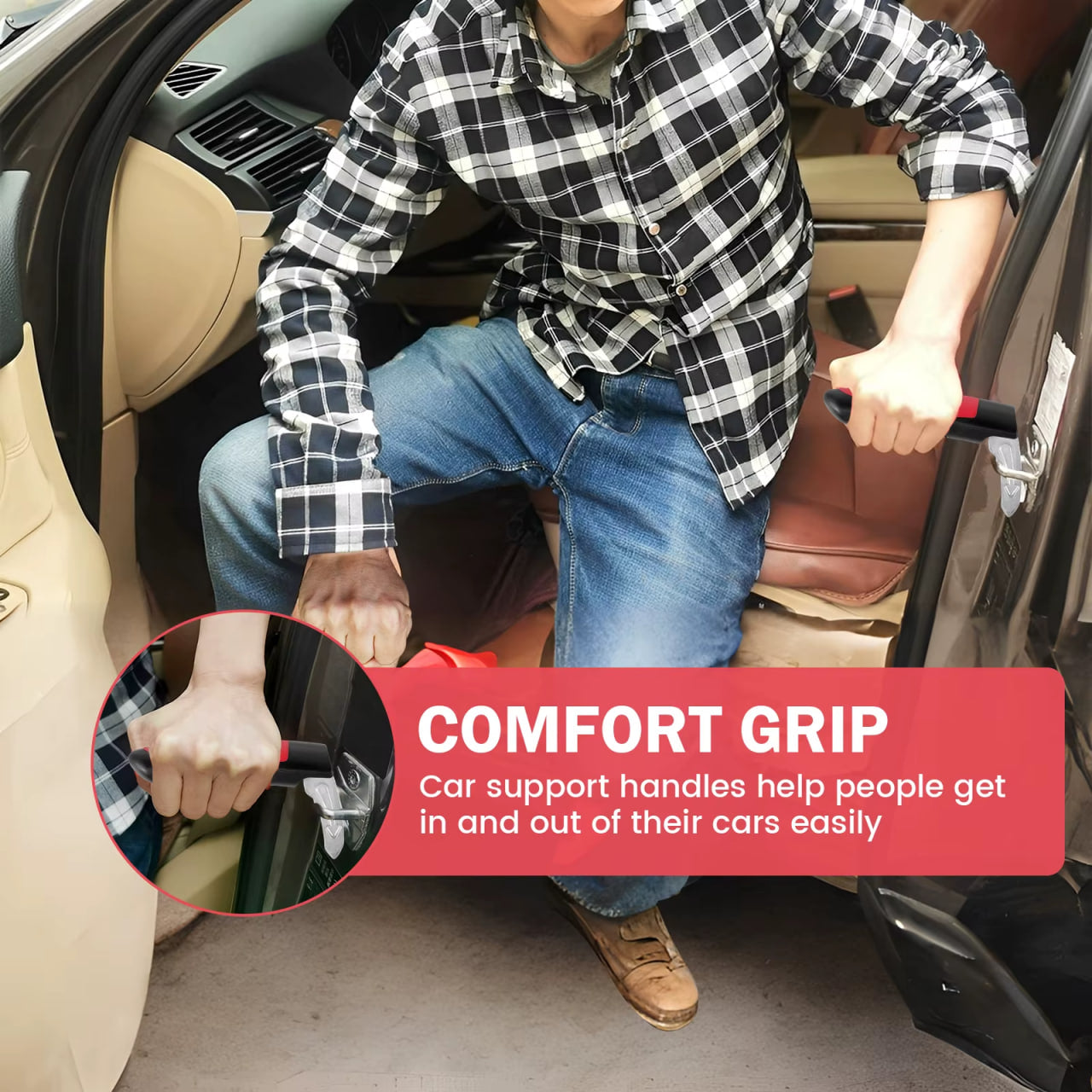 AutoStylePro™ 5 in 1 Car Handle Assist